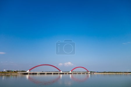 Sky and bridge Zhangjiakou Hebei China