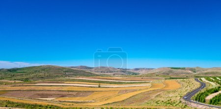 Grassland of Zhangjiakou Hebei China at autumn