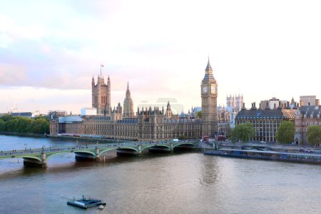 Fantastic cityscape, view from London Eye