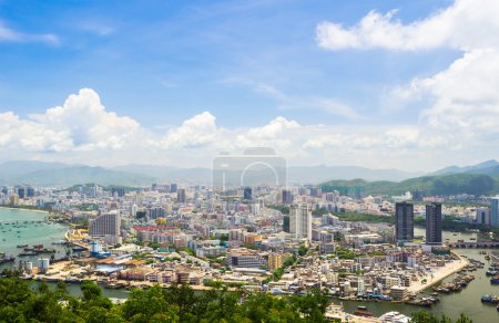 Overview of Sanya city, Hainan Province, China