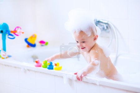 Baby in bath