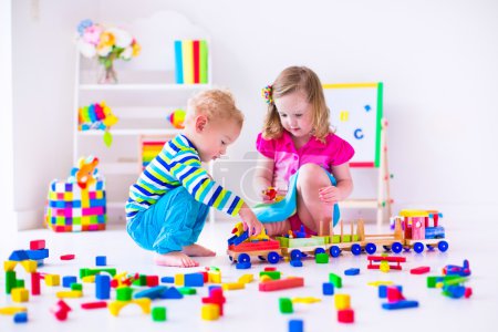 Kids playing at day care