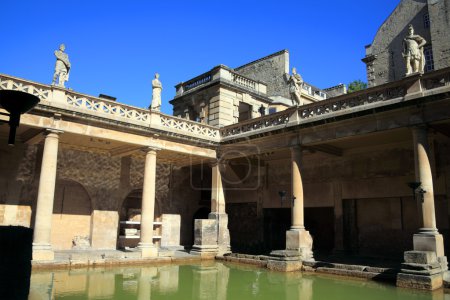 Roman Baths in Bath, Somerset, England