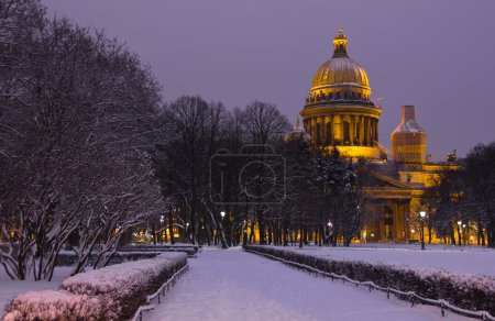 Winter in St. Petersburg, Russia