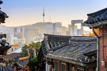 The Bukchon Hanok historic district