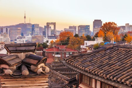 The Bukchon Hanok historic district