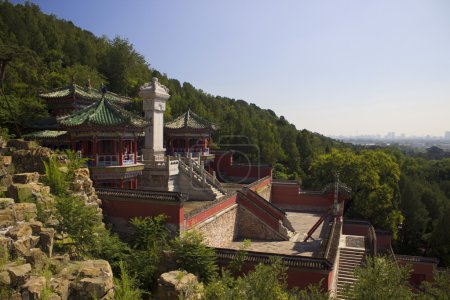 Summer Palace with historical architecture in Beijing