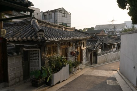 Sunset over Samcheongdong