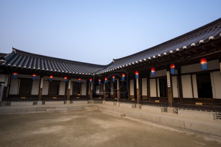 lanterns namsangol hanok village