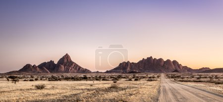 Landscape shot of Spitzkoppe Nature Reserve.