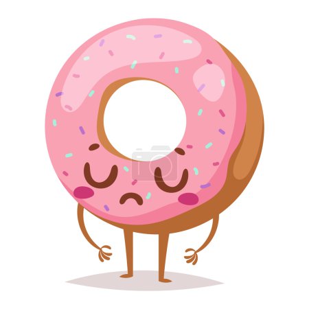 Sweet emotion vector character