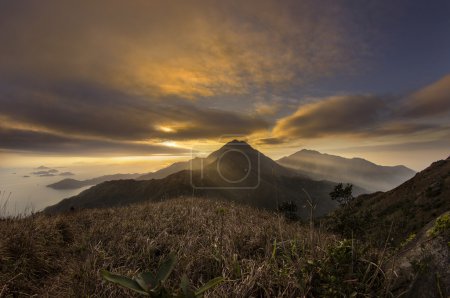 Lantau Peak at Dusk