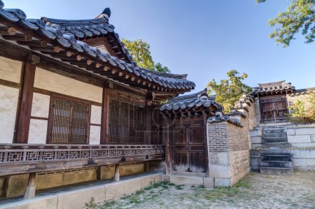 House and details of architecture in Changdeokgung  Palace