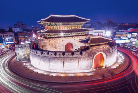 Paldalmun Gate in Korea.