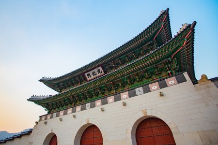 Gyeongbokgung palace in Seoul, South Korea