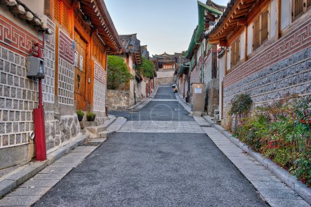Bukchon Hanok Village in Seoul, South Korea