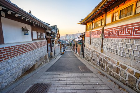 Bukchon Hanok historic district in Seoul, South Korea