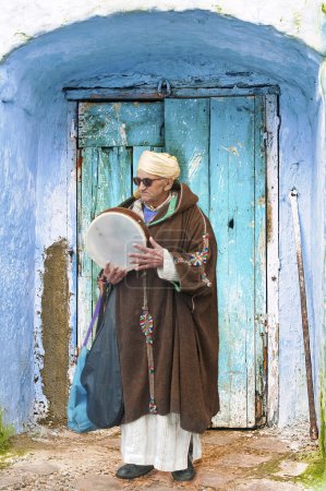 Moroccan Musician at the Medina