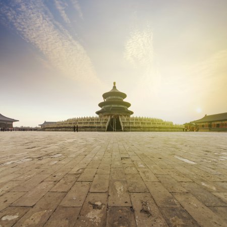 China Temple of Heaven, the famous attraction.