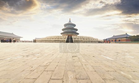 China Temple of Heaven, the famous attraction.