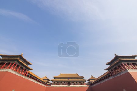 View of Chinese Forbidden City