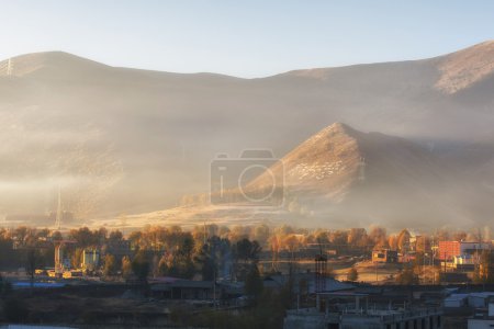 China Sichuan xindu bridge, Inagi Aden, scenic autumn beauty