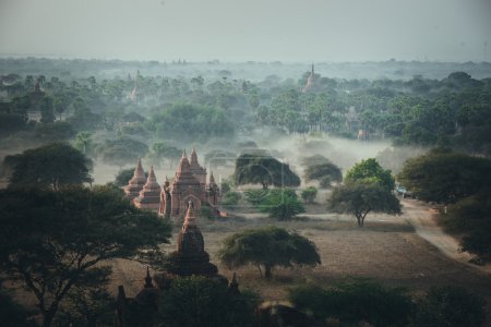 Temples in Bagan, Myanmar.