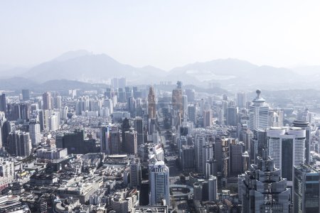 Aerial photo of Shenzhen, China