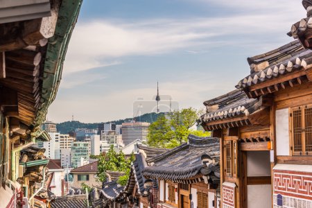 Bukchon Hanok Village in Seoul, South Kore