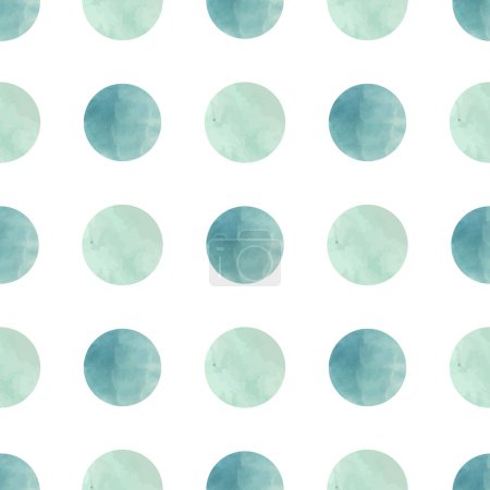 Watercolor circles in pastel colors