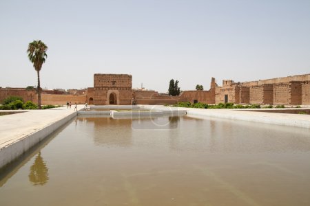 Palace in Marrakech with big gardens