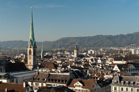 High angle view of Zurich