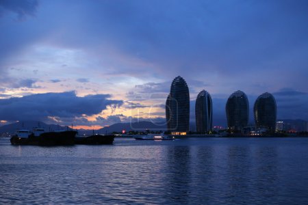 Harbor and beautiful buildings