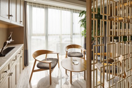 内部的现代休息室