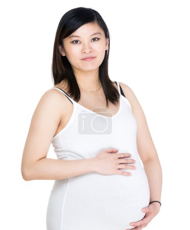 Asian pregnant woman