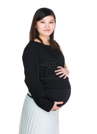 Pregnant asian woman