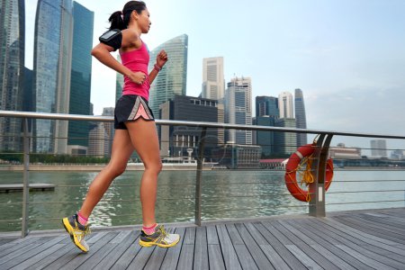 Fitness woman running