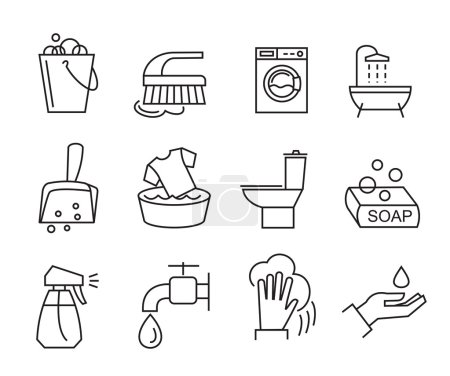 cleaning icons