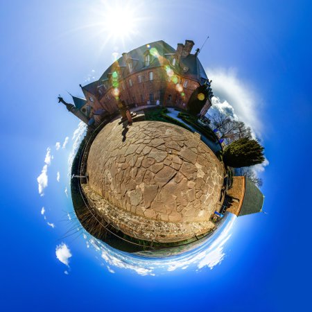 Mont Sainte Odile little planet   spherical panorama