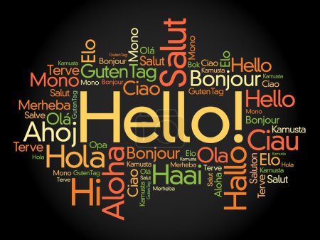 你好词云在不同语言的世界中,背景概念        加入收藏