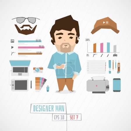 有趣的字符设计师人